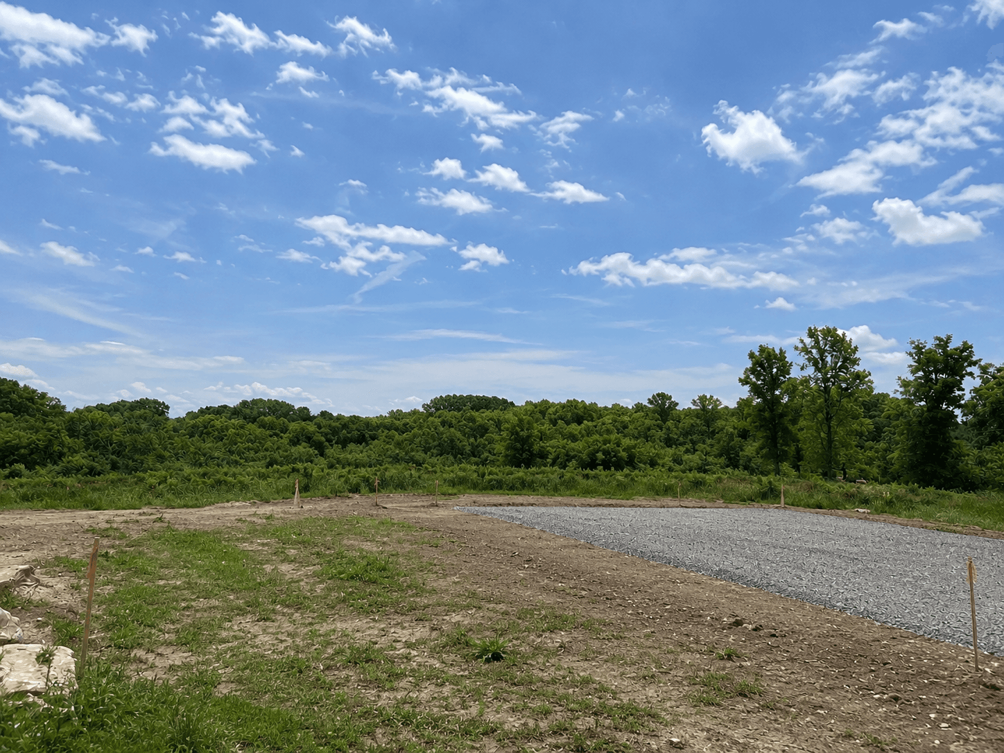 Custom home build before renovation