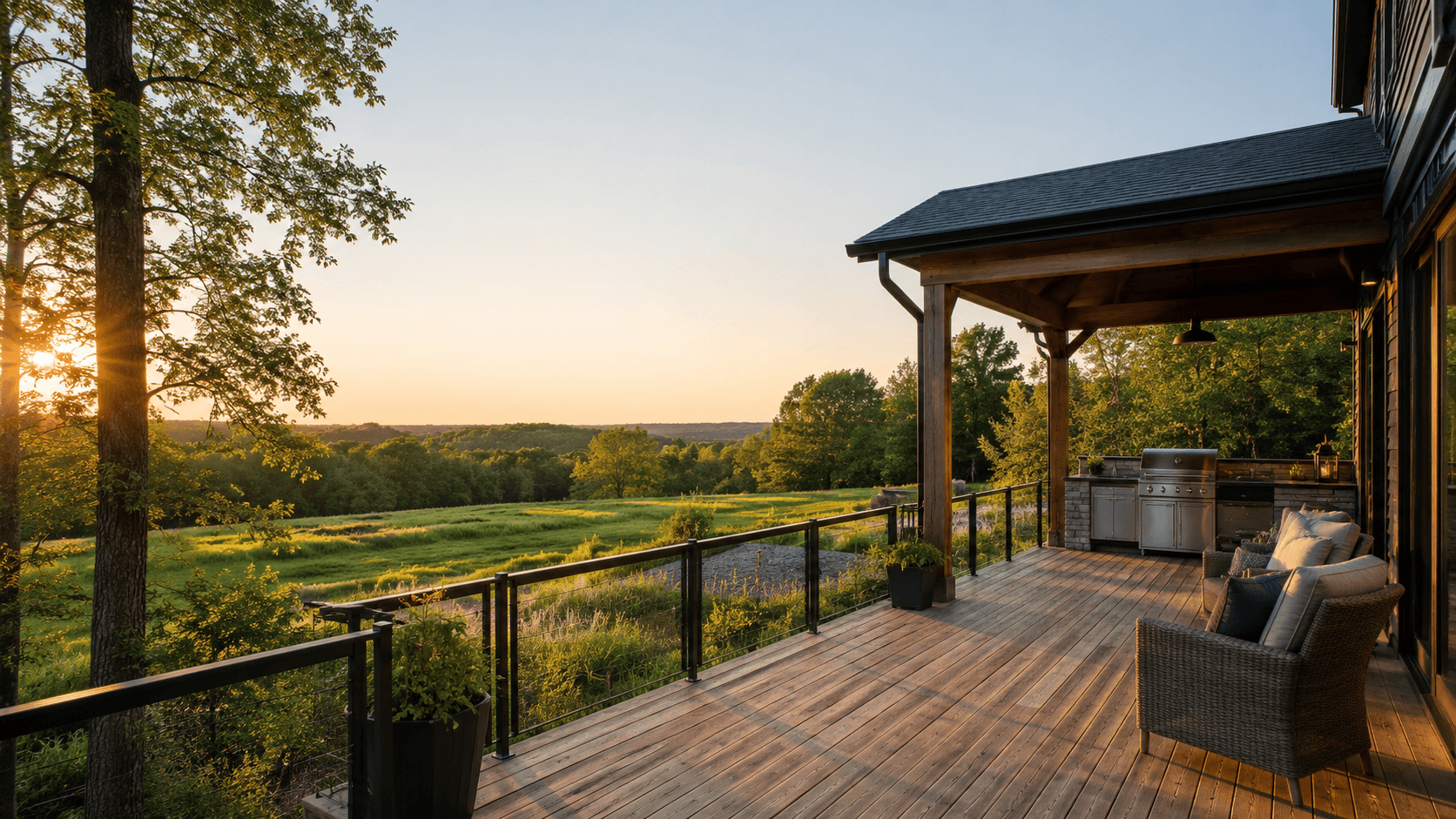 Finished exterior living space